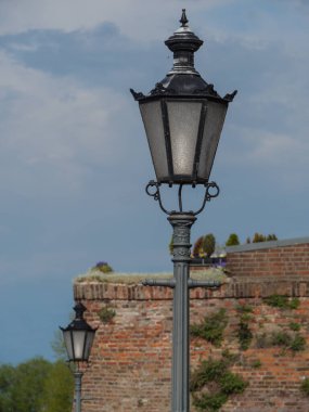 Rees at the river rhine in German