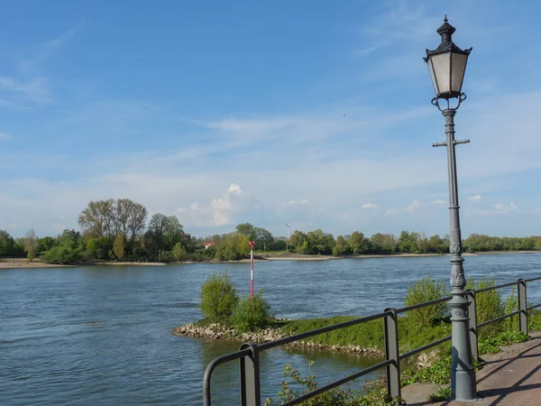 Rees Vid Floden Rhine Tyskland — Stockfoto