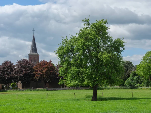 Άνοιξη Στο Γερμανικό Muensterland — Φωτογραφία Αρχείου