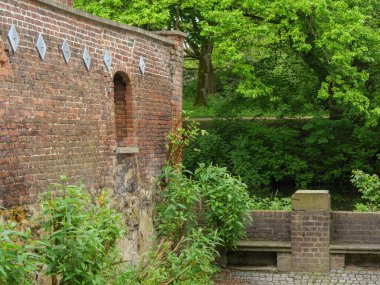 Ruhr aerea 'daki herten şehri. 