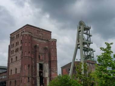 Ruhr aerea 'daki herten şehri. 