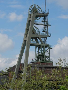 Ruhr aerea 'daki herten şehri. 