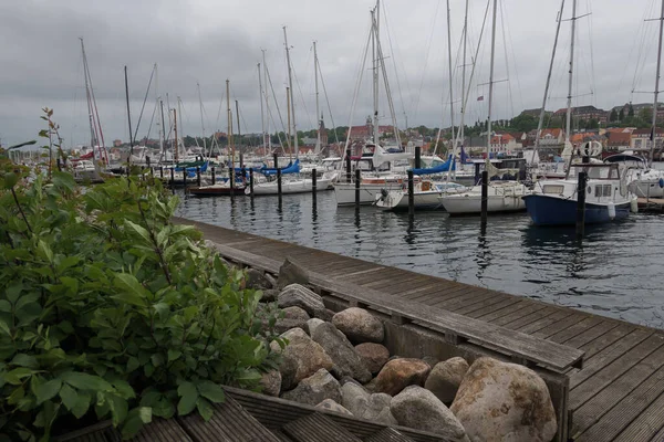 Cidade Flensburg Mar Báltico Alemanha — Fotografia de Stock