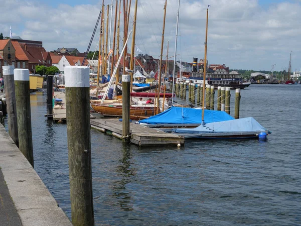 Ville Flensburg Bord Mer Baltique Allemagne — Photo