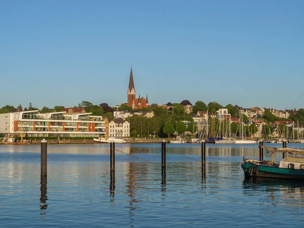 Stad Flensburg Aan Baltische Zee Duitsland — Stockfoto