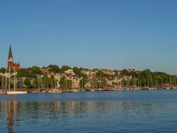 Miasto Flensburg Nad Morzem Bałtyckim Niemczech — Zdjęcie stockowe