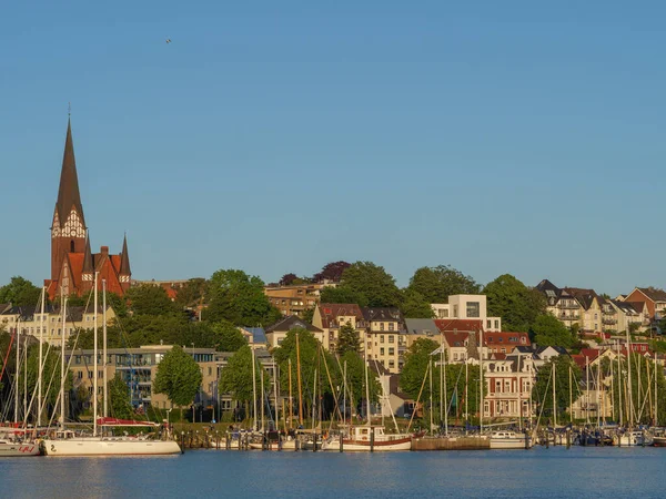Ciudad Flensburg Mar Báltico Alemania — Foto de Stock
