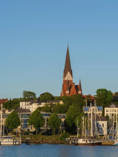 Město Flensburg Baltského Moře Německu — Stock fotografie