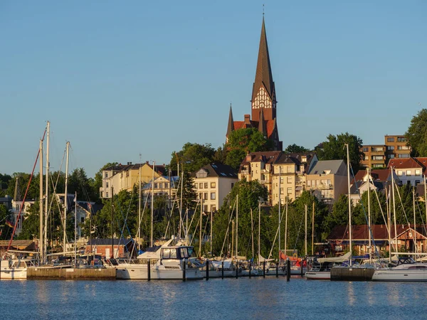 Stad Flensburg Aan Baltische Zee Duitsland — Stockfoto