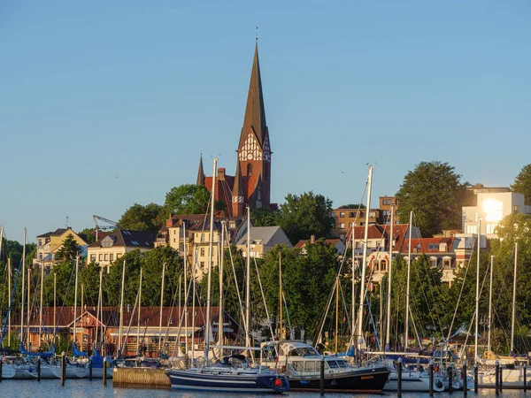 Staden Flensburg Vid Baltiska Havet Tyskland — Stockfoto