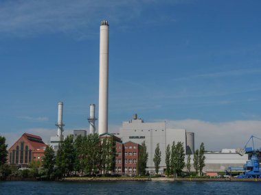 Almanya 'da Baltık Denizi' nde Flensburg Şehri