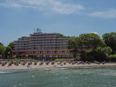 Baltık Denizi 'ndeki Flensburg şehri