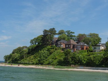 Baltık Denizi 'ndeki Flensburg şehri