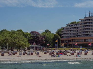 Baltık Denizi 'ndeki Flensburg şehri