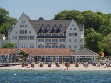 Baltık Denizi 'ndeki Flensburg şehri