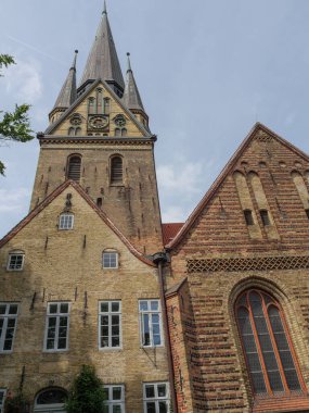 Baltık Denizi 'ndeki Flensburg şehri