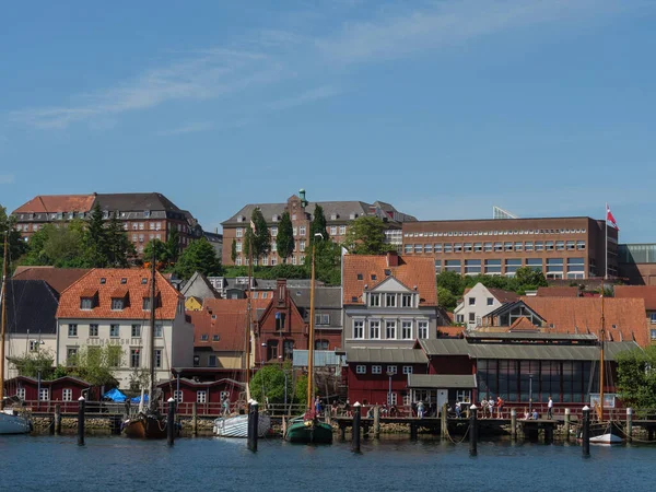 Flensburger Stadt Der Ostsee — Stockfoto