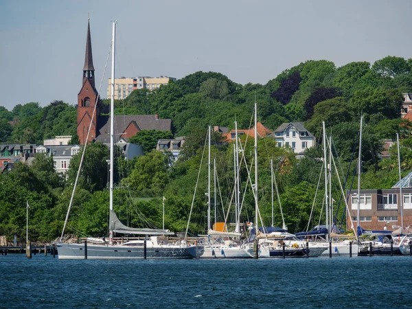 Фленсбурзьке Місто Зародку Біля Балтійського Моря — стокове фото