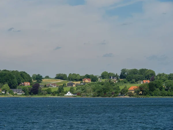 Město Flensburg Baltského Moře — Stock fotografie