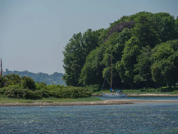 Місто Фленсбург Біля Балтійського Моря — стокове фото