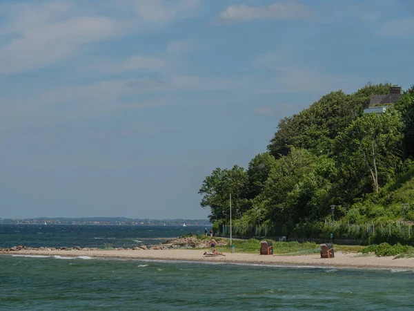 Город Фленсбург Балтийском Море — стоковое фото