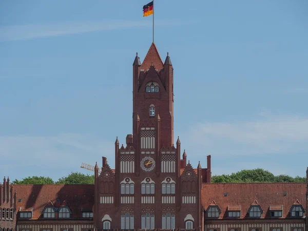 Ciudad Flensburg Mar Báltico — Foto de Stock