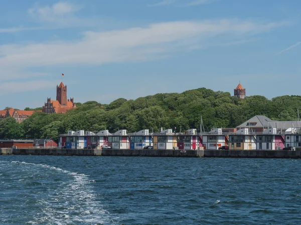 Město Flensburg Baltského Moře — Stock fotografie