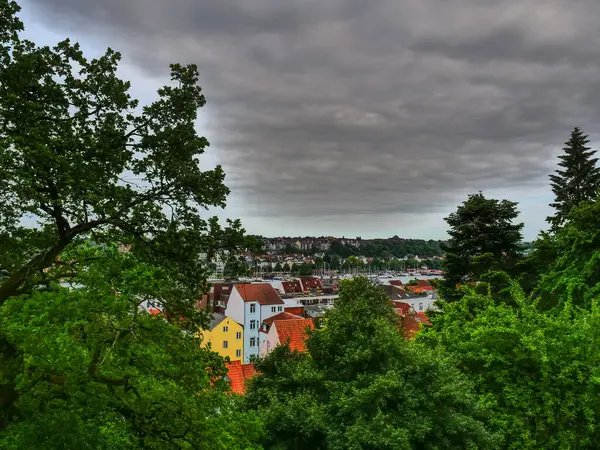Città Flensburg Sul Mare Baltico — Foto Stock