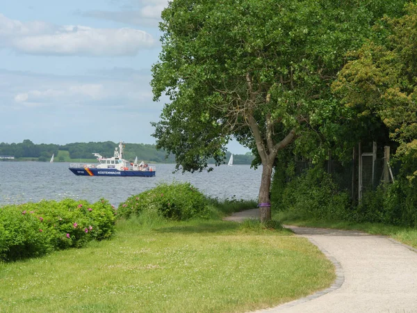 Het Strand Het Kasteel Van Gluecksburg Duitsland — Stockfoto