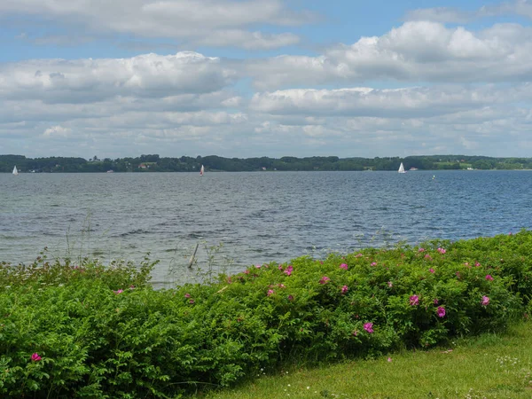 Пляж Замок Глюексбургський Гербі — стокове фото