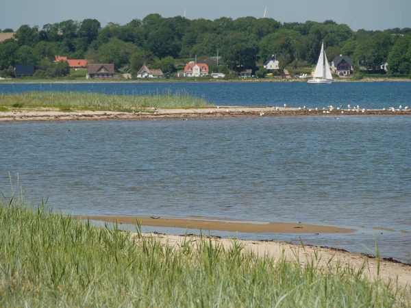 Пешие Прогулки Балтийскому Морю Возле Глюксбурга Германии — стоковое фото