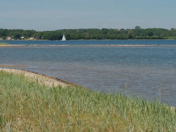 Hiking Baltic Sea Gluecksburg Germany — Stock Photo, Image