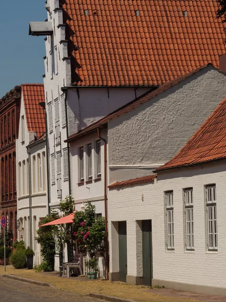 Malá Vesnice Friedrichstadt Mnoha Kanály — Stock fotografie