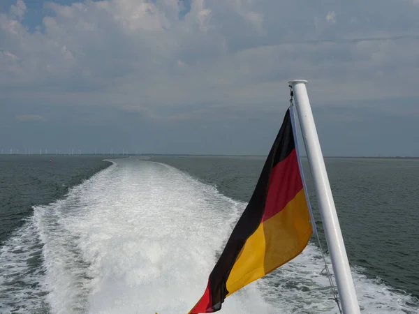 Die Hallig Hooge Der Deutschen Nordsee — Stockfoto