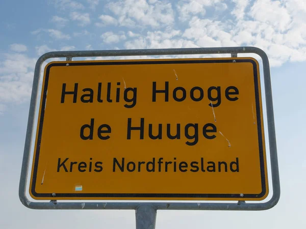 Hallig Hooge Iin Német Északi Tengeren — Stock Fotó