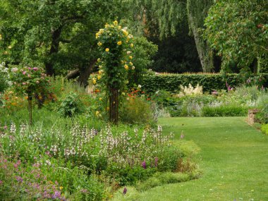 Westphalia 'da bir parkta yaz zamanı