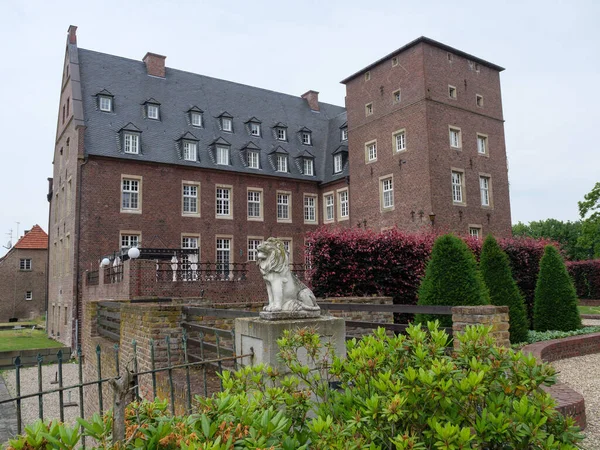 Slott Nära Wesel Tyskland — Stockfoto