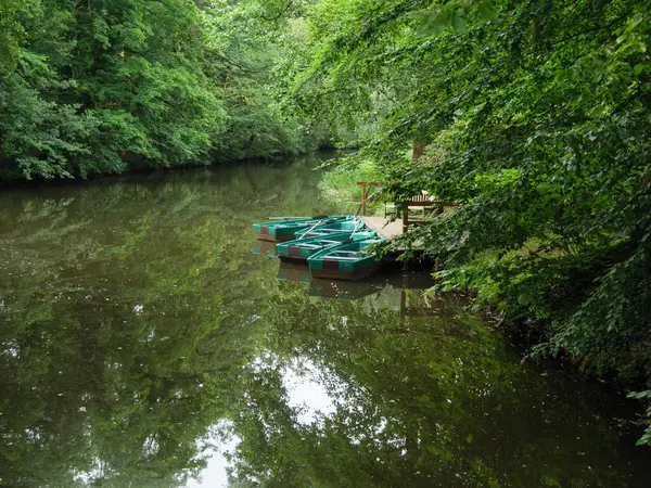 Pequeño Río Molino Westfalia — Foto de Stock