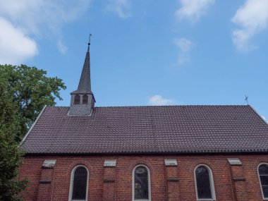 Alman muensterland 'inde küçük bir kilise