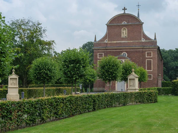 Mały Kościół Niemieckim Muensterland — Zdjęcie stockowe