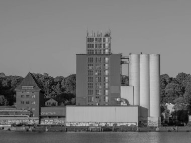 Baltık Denizi 'ndeki Flensburg şehri