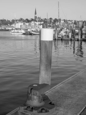 Baltık Denizi 'ndeki Flensburg şehri