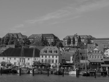 Flensburg  city at the baltic sea in germany