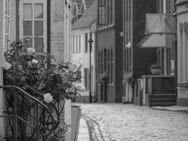 the city of Husum at the north sea in germany