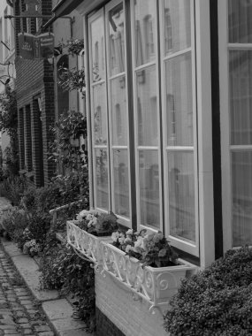 the city of Husum at the north sea in germany