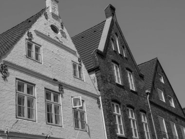 the city of Husum at the north sea in germany