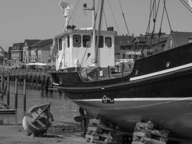 the city of Husum at the north sea in germany