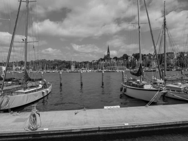 Ciudad Flensburg Mar Báltico — Foto de Stock
