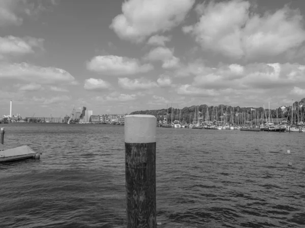 Cidade Flensburg Mar Báltico — Fotografia de Stock