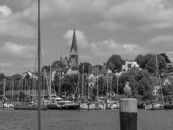 Baltık Denizi Ndeki Flensburg Şehri — Stok fotoğraf